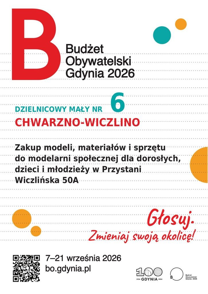 Budżet Obywatelski Gdynia 2026 Projekt nr 6 Chwarzno Wiczlino